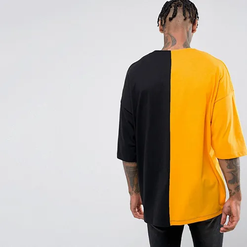 oversized vintage tee patchwork t shirts manufacturer