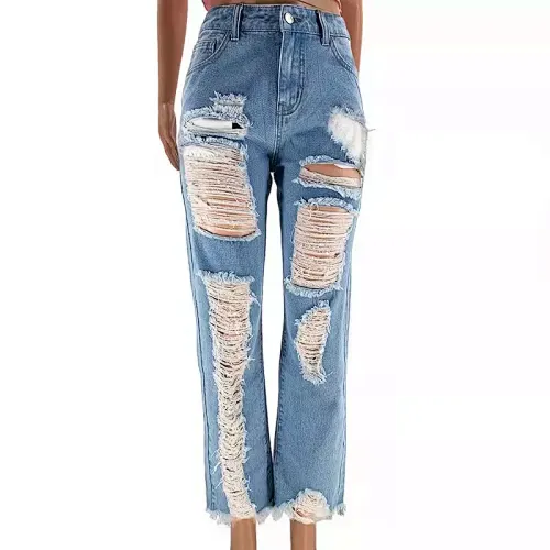 ripped washed jeans manufacturer