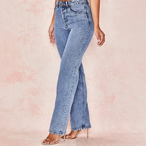 fashion high waist jeans manufacturer