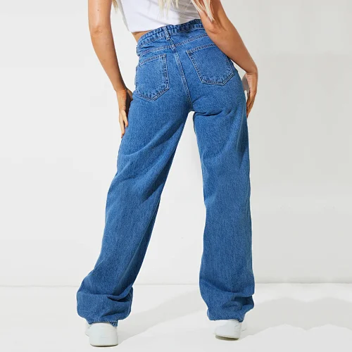 high waisted wide leg jeans manufacturer