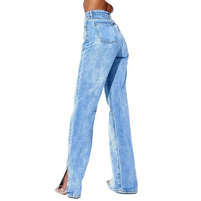 light wash jeans high waist jeans manufacturer