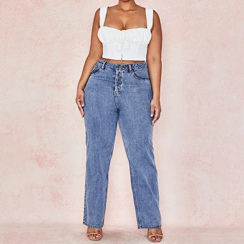 fashion high waist jeans manufacturer