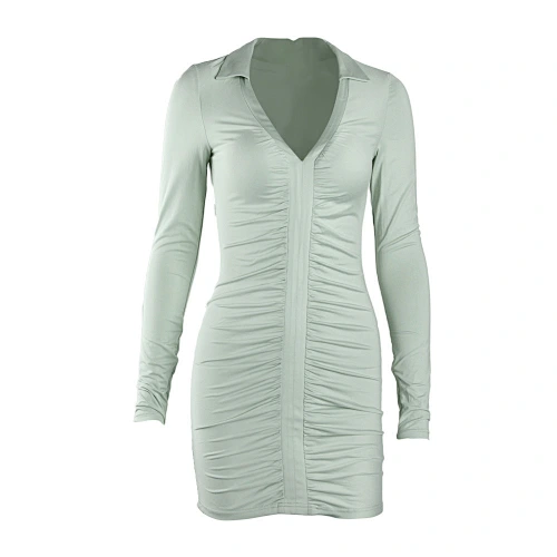 silk bodycon dress mini ruched dress manufacturer