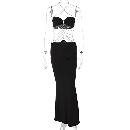 black midi dress leather corset dress manufacturer