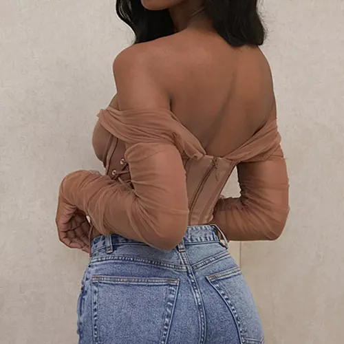 draped tulle corsets manufacturer