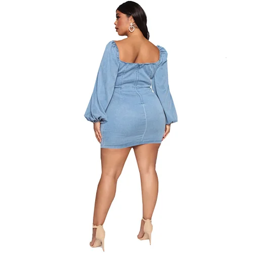 sexy plus size dress hip wrapped dress manufacturer