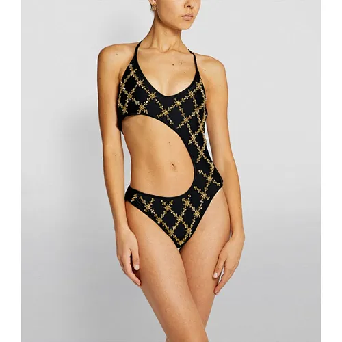black cut out swimsuit manufacturer
