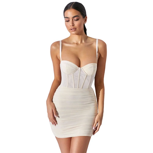 backless corsets dress mini bodycon dress manufacturer
