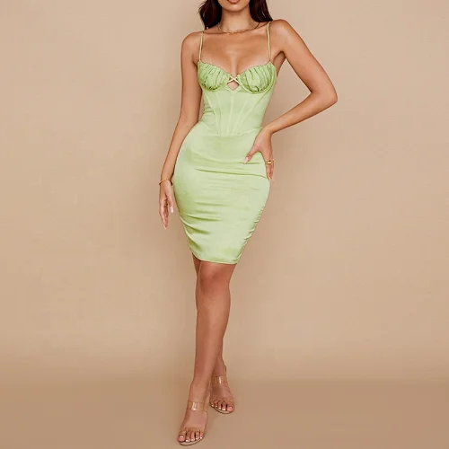satin lace up dress corsets dress manufacturer