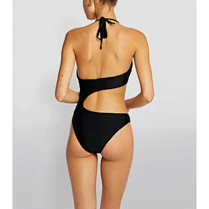 black cut out swimsuit manufacturer