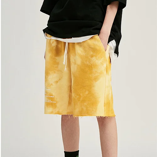 tie dye sweat shorts manufacturer