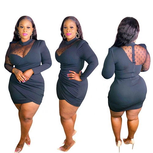 formal plus size dress black sexy dress manufacturer