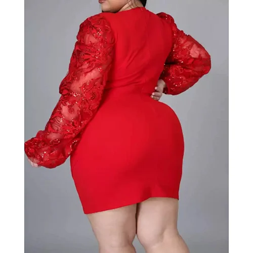 plus size dress lace bubble dress manufacturer