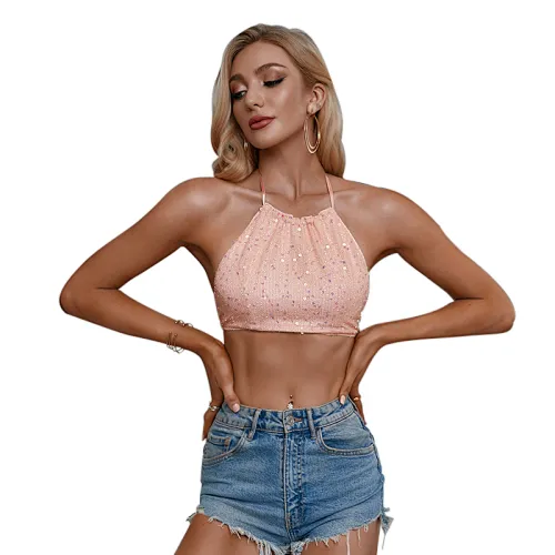 sequin crop tops manufacturer