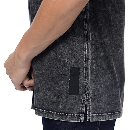 men black acid wash t shirts manufacturer