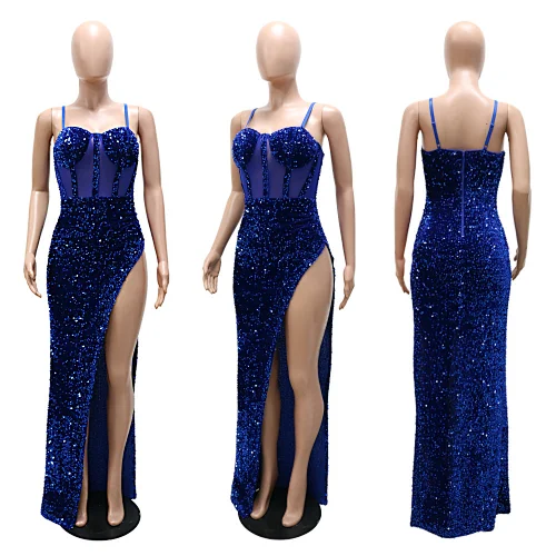 elegant dress rhinestone bodycon dress manufacturer