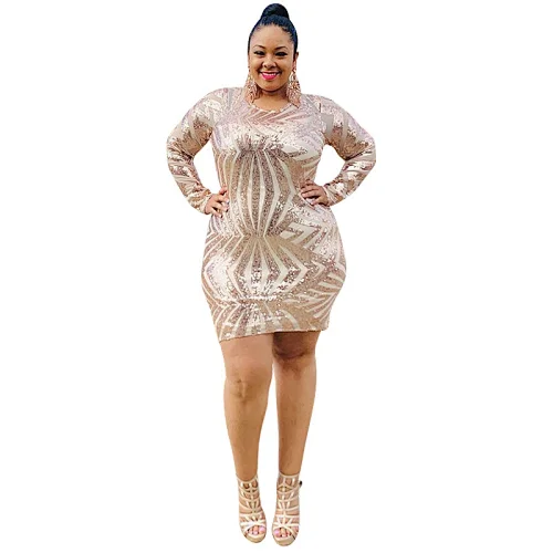 sequined bodycon dress plus size dress manufacturer