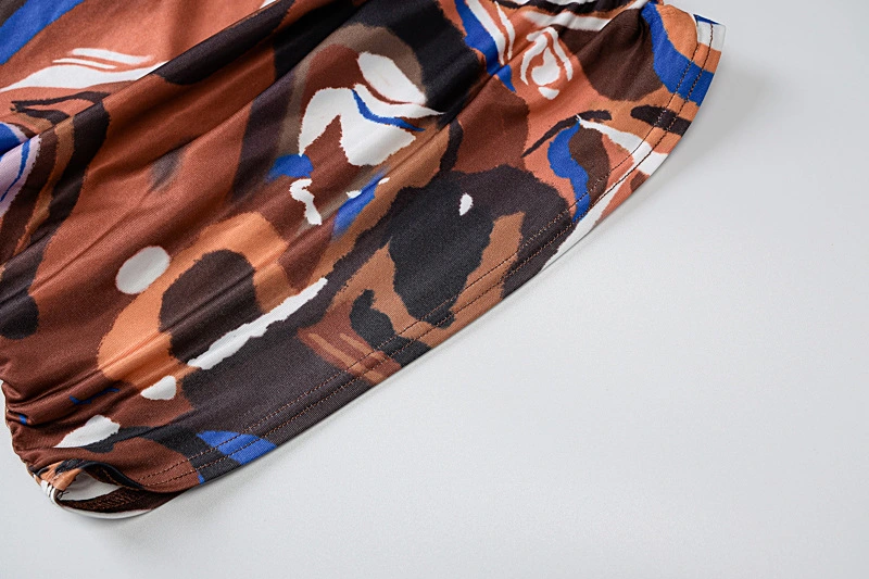 printed bodycon dress hollow out dress manufacturer