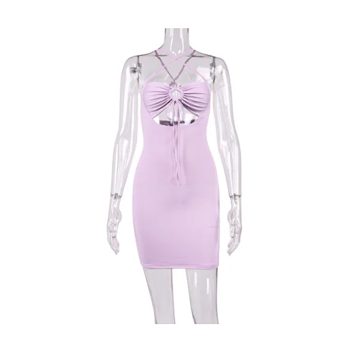hollow out bodycon dress party dress manufacturer