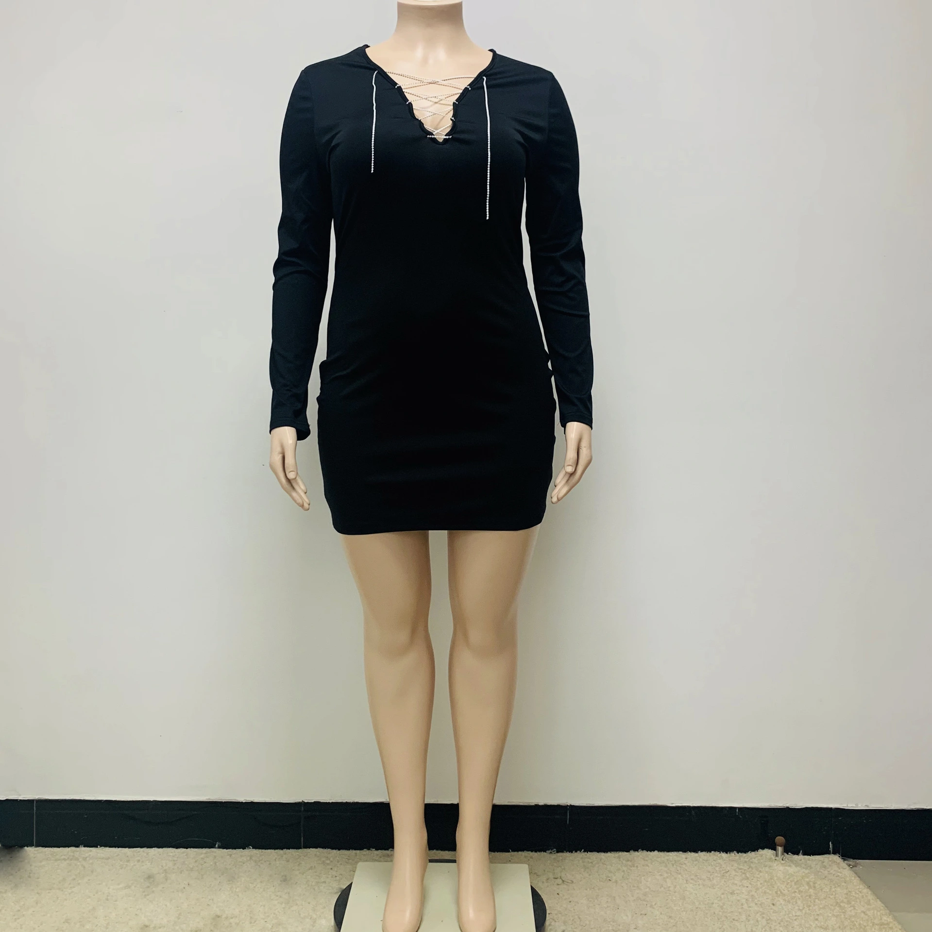 sequined plus size dress bodycon dress manufacturer