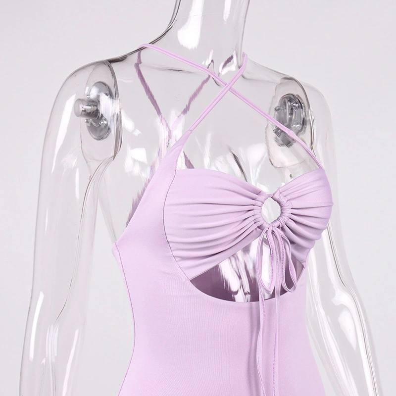 hollow out bodycon dress party dress manufacturer