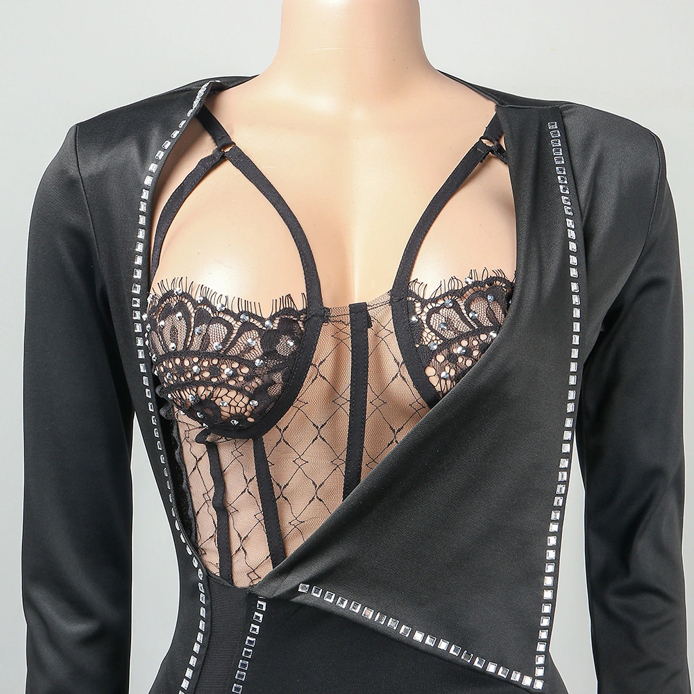 rhinestone bodycon dress elegant dress manufacturer