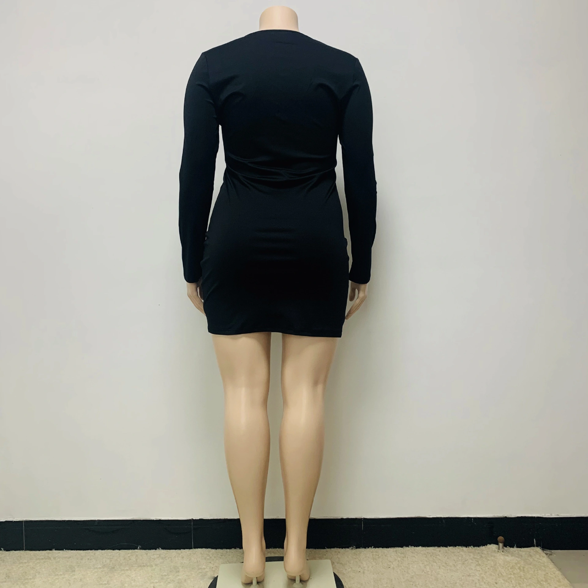 sequined plus size dress bodycon dress manufacturer