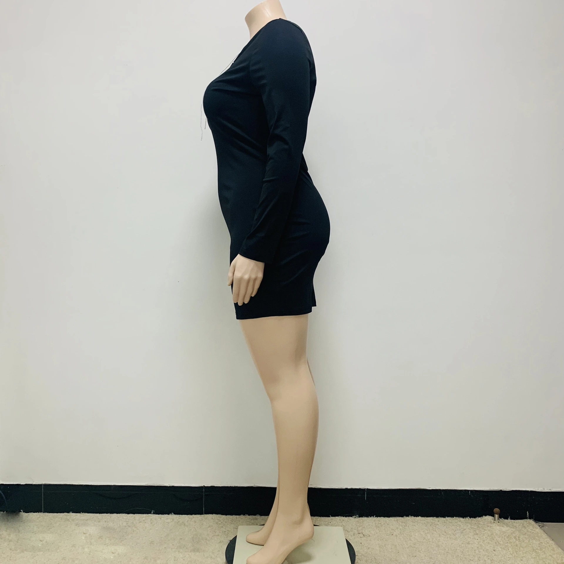 sequined plus size dress bodycon dress manufacturer