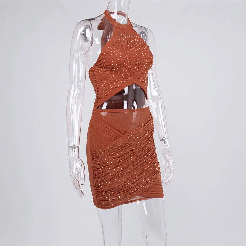 party mini dress rhinestone dress manufacturer