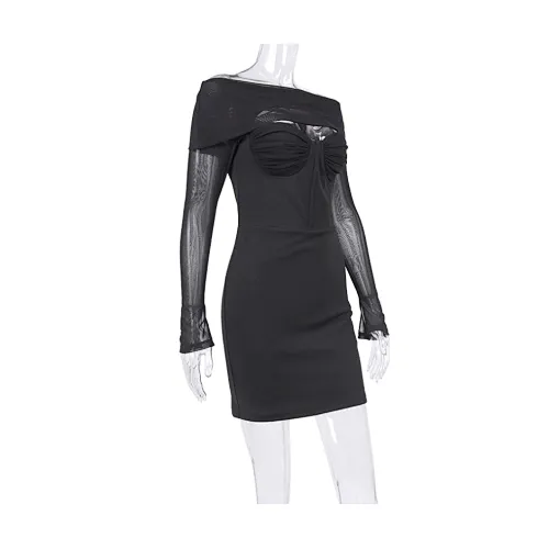 bodycon mini dress black party dress manufacturer
