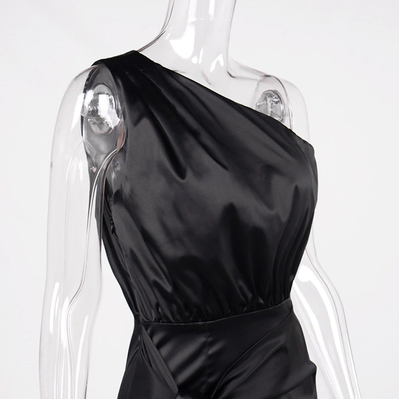 satin mini dress backless dress manufacturer