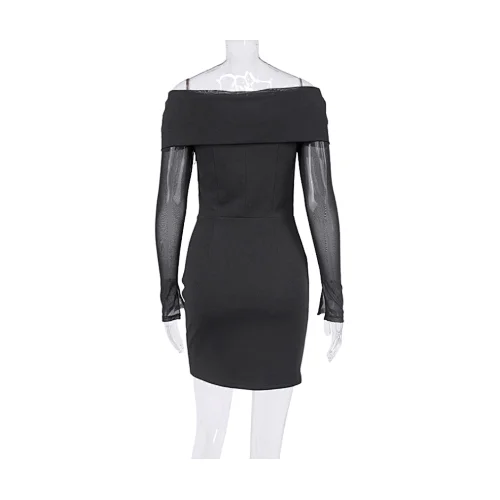 bodycon mini dress black party dress manufacturer