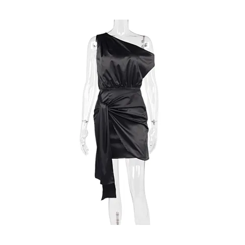 satin mini dress backless dress manufacturer