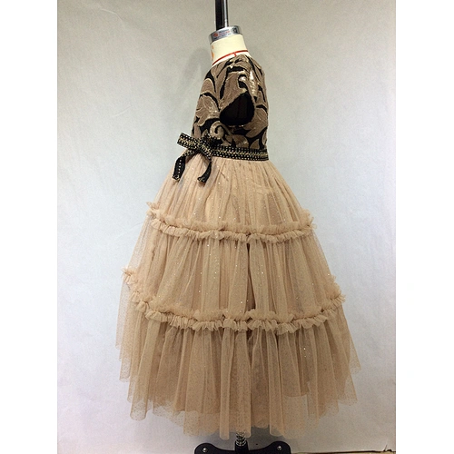 sequin mesh girl dress manufacturer