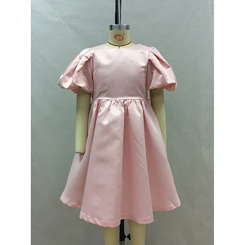 Baby Short Sleeve Midi Backless Custom Color Girls Butterfly Dress