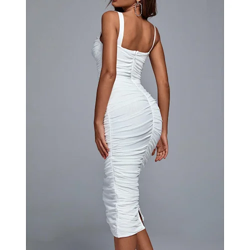 ruched midi bodycon dress manufacturer