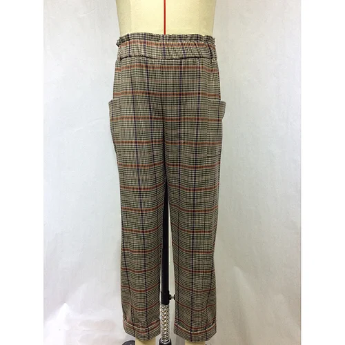 Vintage Kids Wholesale Brown Plaid Pants Outfit