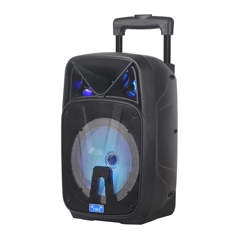 Outdoor speaker with microphone