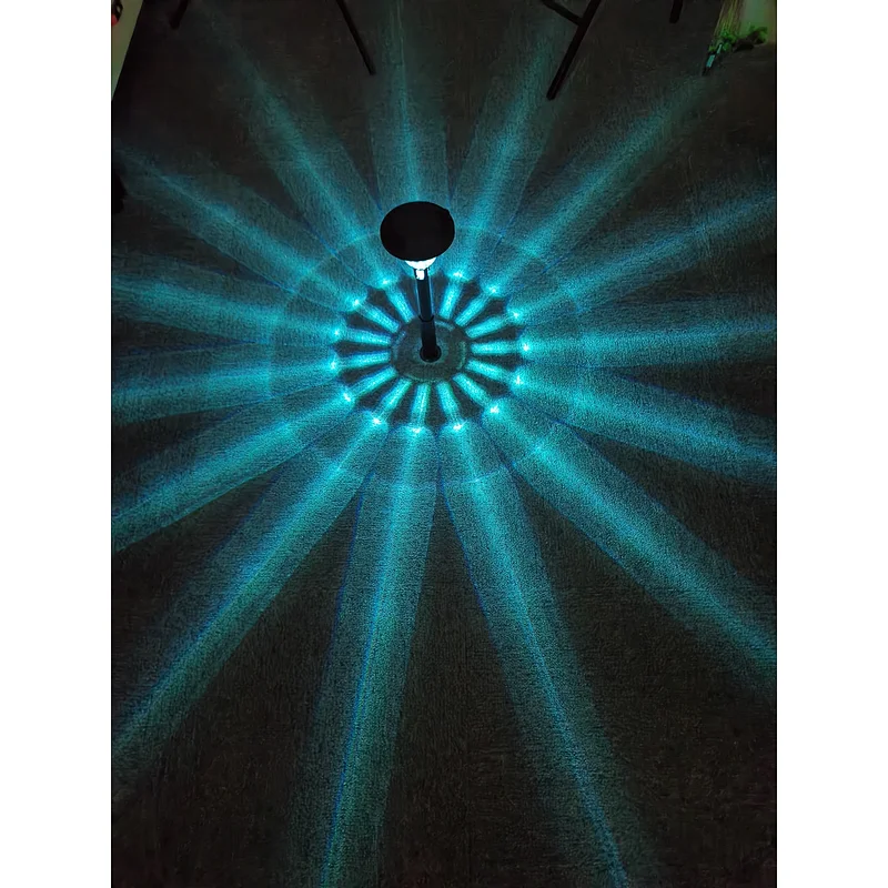 RGB solar power garden lamp