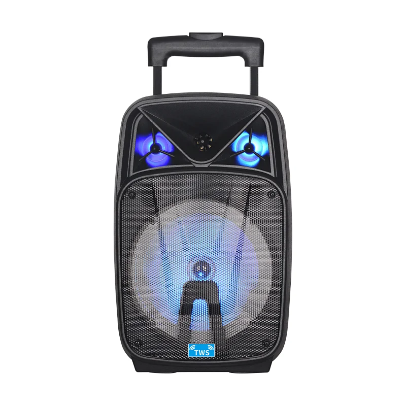Outdoor speaker with microphone