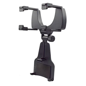 Rearview mirror phone holder