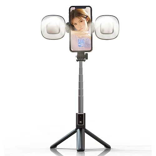 Fill-in light selfie tripod