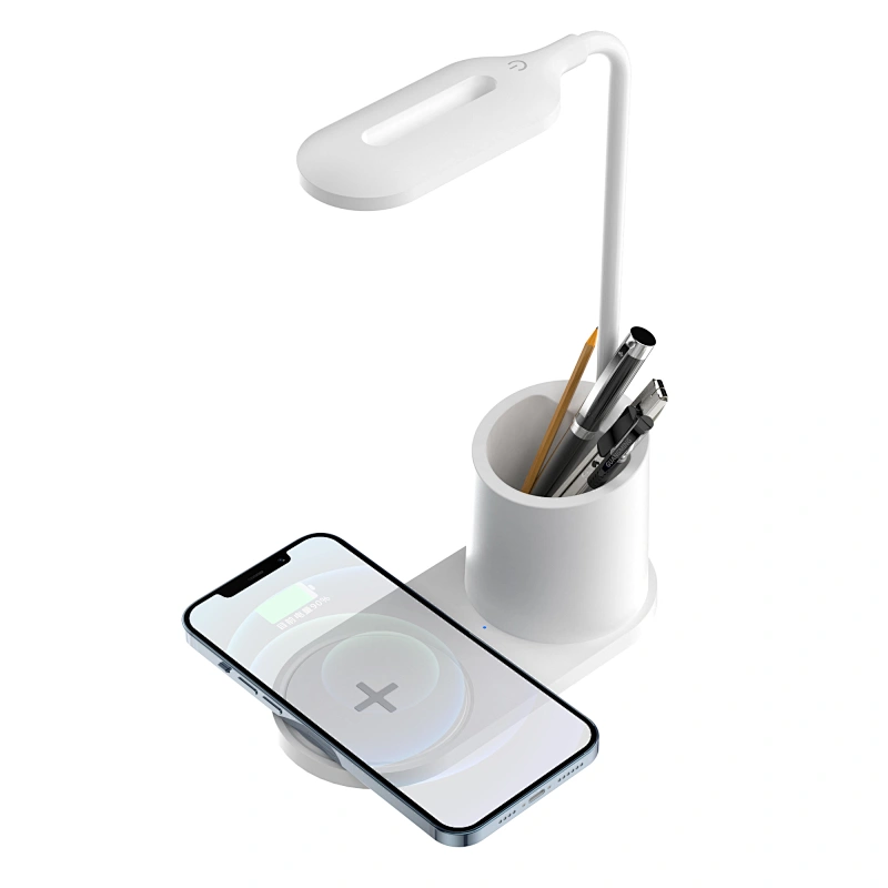 Wireless charger with pen container