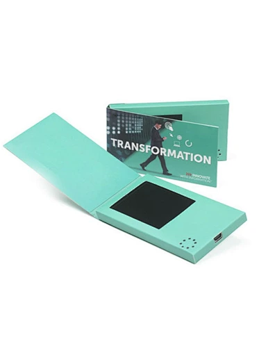 brochure holder video brochure