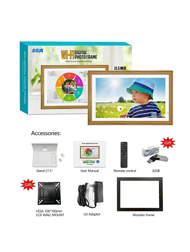 digital picture frame large