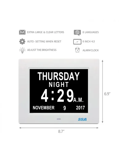 digital day countdown clock