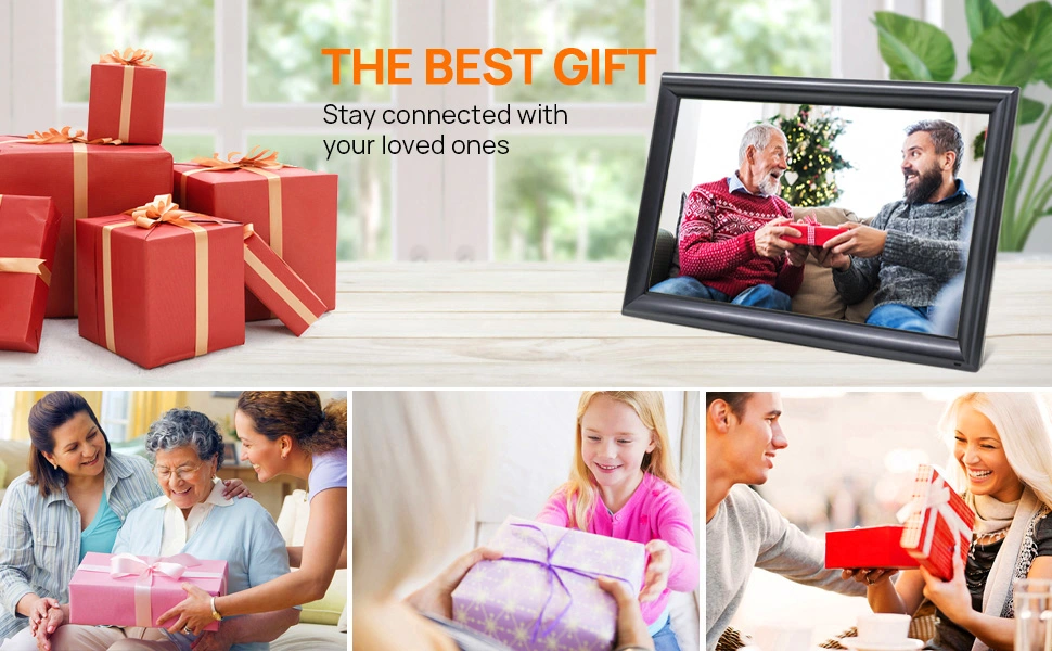 Frameo 10.1 Inch WiFi Digital Picture Frame WiFi Digital Photo Frame