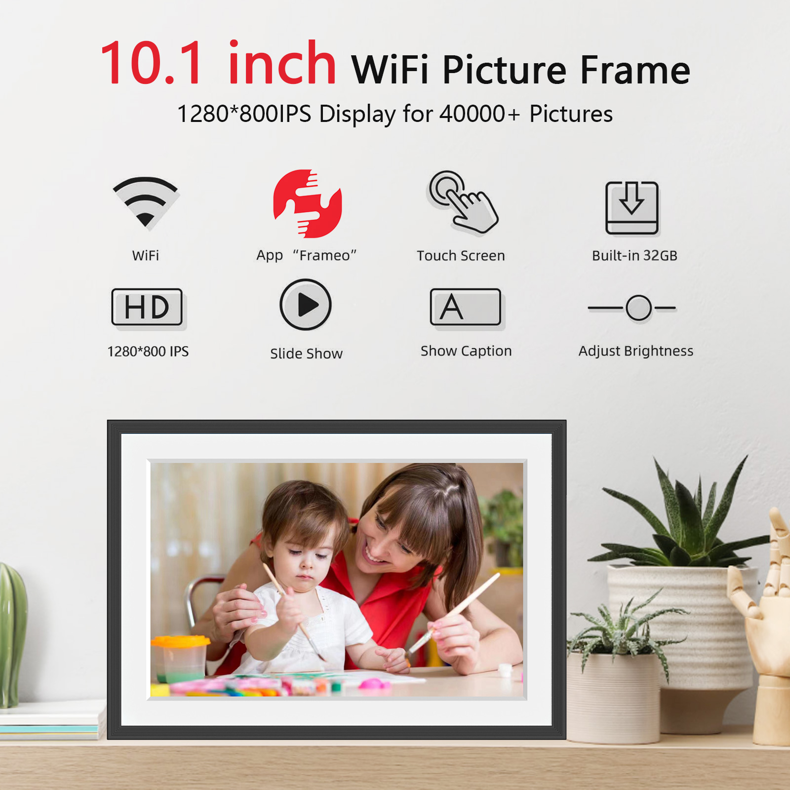 Shenzhen SSA Electronic Co Ltd 10.1 '' FRAMEO WiFi Digital Photo Frame