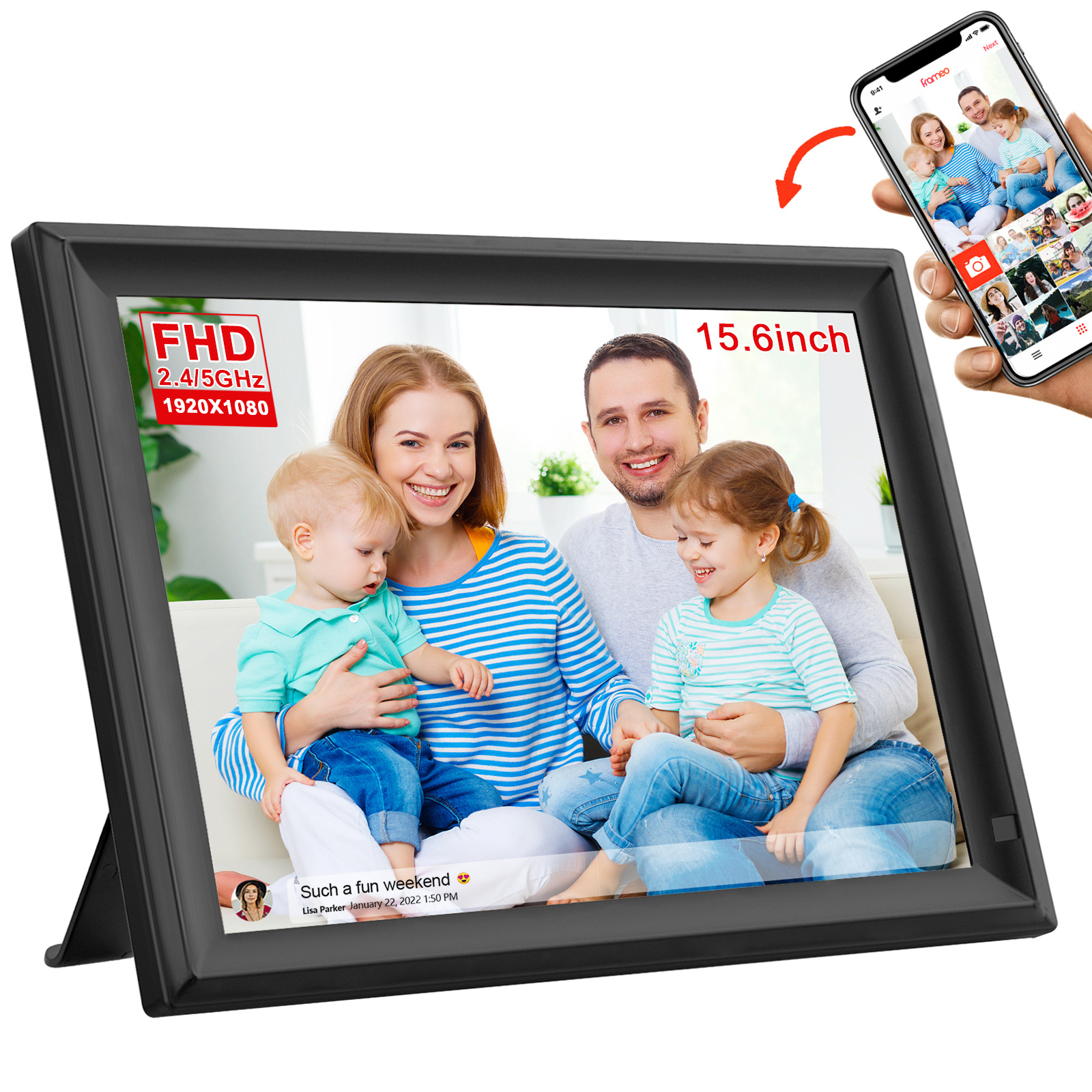 15.6 inch Frameo Digital Photo Frame
