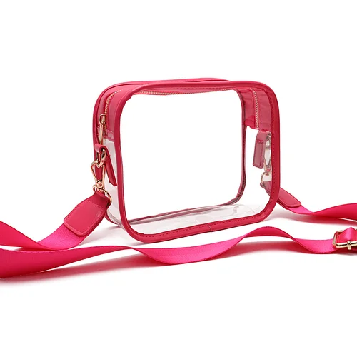 Adjustable Strap Pvc Pvc Crossbody Bag Manufacturer KEYMAY